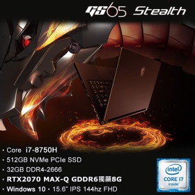 MSI GS65 8SF【076TW】i7-8750H/32G/512G/2070-8G