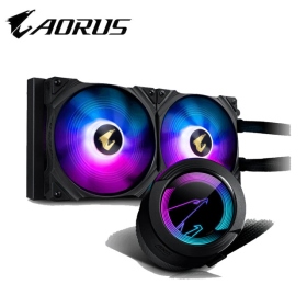 技嘉 AORUS WATERFORCE 280 鷹魂水冷/A.RGB/可旋轉上蓋/5年保【VWXYZ】